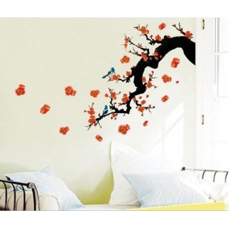 Plum Blossom Flowers Wall Decals